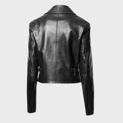 Texas Highstreet Black Leather Jacket for Women