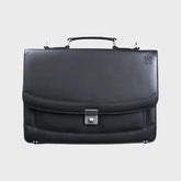 Leather Laptop Bag Briefcase with Lock