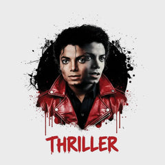 Thriller (Michael Jackson ) DTF Print on Leather Jacket