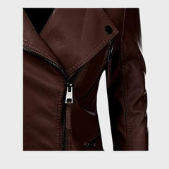 Jacqueline Designer Leather Jacket for Women