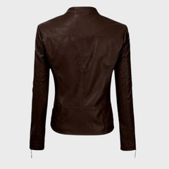 Jacqueline Designer Leather Jacket for Women