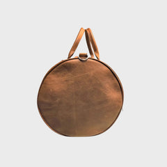 Leather Canvas Duffle Bag