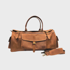 Large Leather Duffle Bag