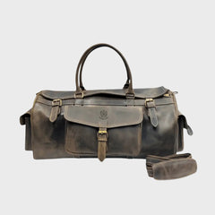 Large Leather Duffle Bag