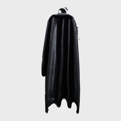 Leather Laptop Bag Briefcase with Lock