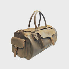 Large Leather Duffle Bag